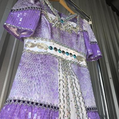 Sale Photo Thumbnail #36: Mardi Gras Argus Gown, Costume Size SMALL With Headpiece Purple JEN8050 199.99   - Warehouse: AAA Vintage 712 L And A Rd Suite B Metairie, LA 70001 Hours By Appointment Thursday - Saturday 10-4