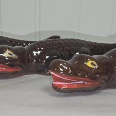 GM8003 Vintage Ceramic Alligator Figurines Brown (3)  $49.99 - AAA Vintage 9017 Airline HWY New Orleans, LA 70118 Hours 10-4 Monday -...
