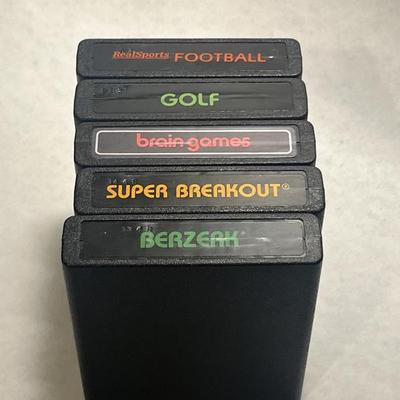 GM2003 Lot 5 Atari Games- Berserk, Super Breakout, Brain Games, Football & Golf $24.99   - AAA Vintage 9017 Airline HWY New Orleans,...