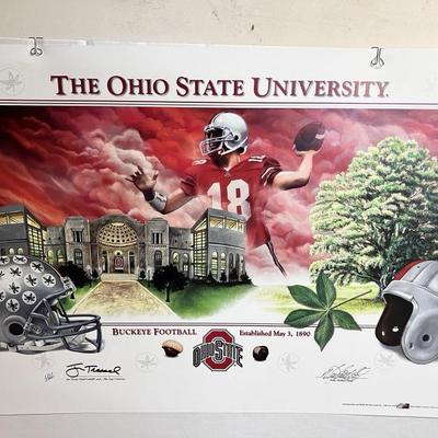 Limited Edition Hand Signed Jim Tressel Ohio State Lithograph 1797-5000 BR2421 - $99.99  - AAA Vintage 9017 Airline HWY New Orleans, LA...