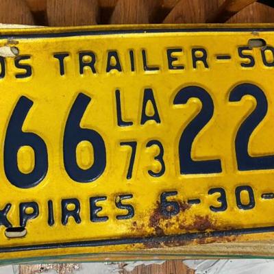 Plt5031 louisiana 1973 pos trailer 500