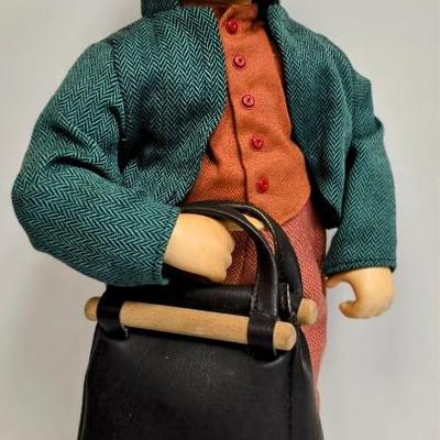 Sale Photo Thumbnail #55: Vintage Goebel Merry Wanderer Porcelain Doll 14 Inch Boy And Luggage JEN8107   - Warehouse: AAA Vintage 712 L And A Rd Suite B Metairie, LA 70001 Hours By Appointment Thursday - Saturday 10-4