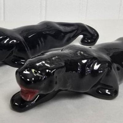 GM8003A Vintage Ceramic Panther Figurines (2) $39.99  - AAA Vintage 9017 Airline HWY New Orleans, LA 70118 Hours 10-4 Monday - Saturday