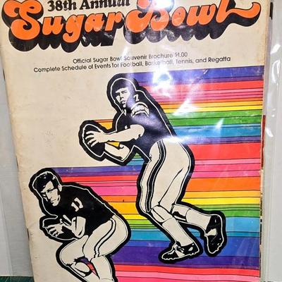 Sale Photo Thumbnail #45: Vintage 1972 38th Annual Sugar Bowl Program Auburn vs. Oklahoma RARE JEN8062 $65.99   - Warehouse: AAA Vintage 712 L And A Rd Suite B Metairie, LA 70001 Hours By Appointment Thursday - Saturday 10-4