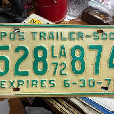 Plt5026 louisiana 1972 pos trailer 500