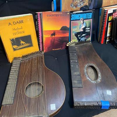 Sale Photo Thumbnail #14: antique zithers