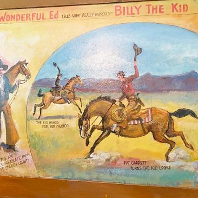 Sale Photo Thumbnail #5: billy the kid artwork
