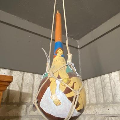Sale Photo Thumbnail #19: hanging gourd art