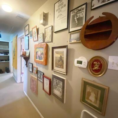 Sale Photo Thumbnail #71: hallway full of artwork