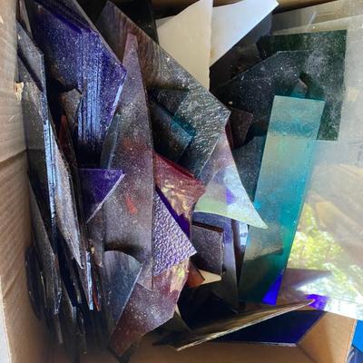 Sale Photo Thumbnail #93: stained glass pieces