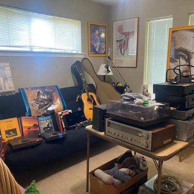 Sale Photo Thumbnail #23: music room full of electronics instruments, and more