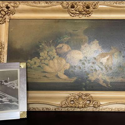 Ornate Framed Still Life & Assorted Art