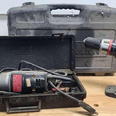 Craftsman Drill & Rotary Die Grinder Set – Both Power On