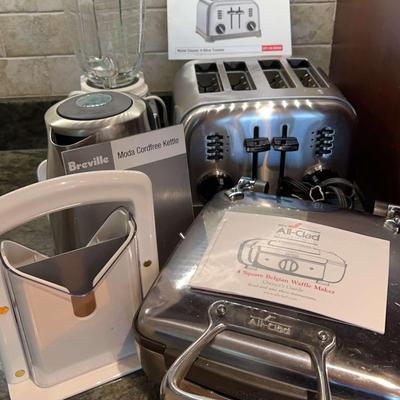 All-Clad Belgian Waffle Maker, Cuisinart 4-Slice Toaster, Blender & More Kitchen Essentials