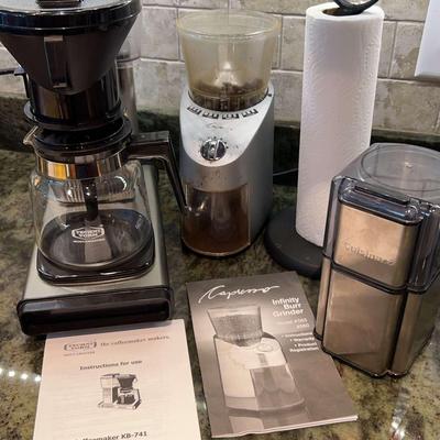 Techno Vorm Coffeemaker With Capresso & Cuisinart Grinder 