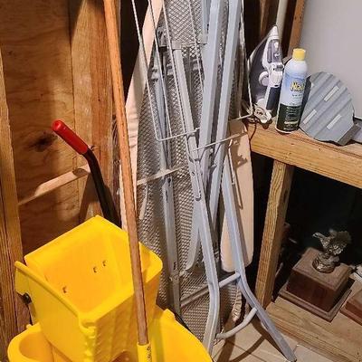 Rowenta Iron With Ironing Board & Mop Bucket Set – Clean & Press With Ease
