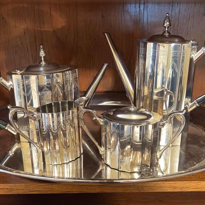 Lunt Silverplate Coffee & Tea Service Set