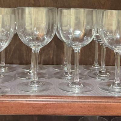 Refined Wine Glasses By Baccarat Optic – Made In France