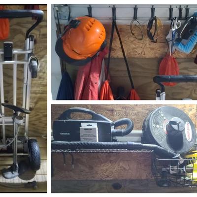 Versatile Cosco Hand Truck, Oreck Vacuum, And Simpson Drum Snake