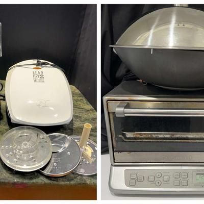 Cuisinart Food Processor, Toaster Oven & George Foreman Grill