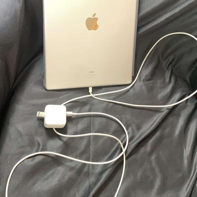 Sleek Silver Apple iPad With Charger – Powers On