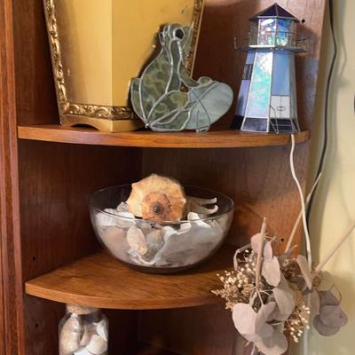 Decorative Shelf Accents Including Coastal & Eclectic Decor