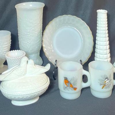 Milk Glass Delight! 