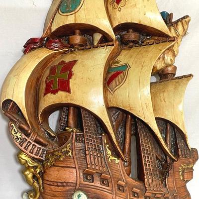 MCM 3-D Art Ship Sculpture 
