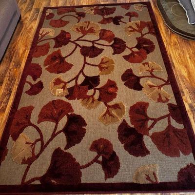 Decorative Floral Area Rug – 61" x 94.5"