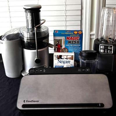 Kitchen Essentials Bundle Featuring Nutri Ninja, FoodSaver & Breville Juicer