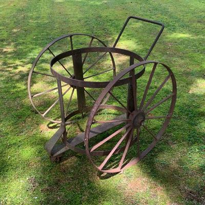 Rare antique street sweepers cart