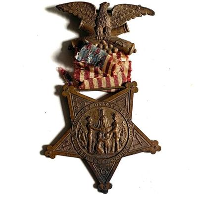 Sale Photo Thumbnail #115: Antique 1860’s Grand Army of the Republic pin