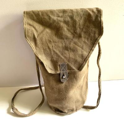 Sale Photo Thumbnail #114: WW II Italian gas mask bag 