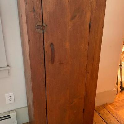 Antique cupboard, ht. 60”, wd. 28”