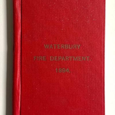 Waterbury Fire Department 1894 