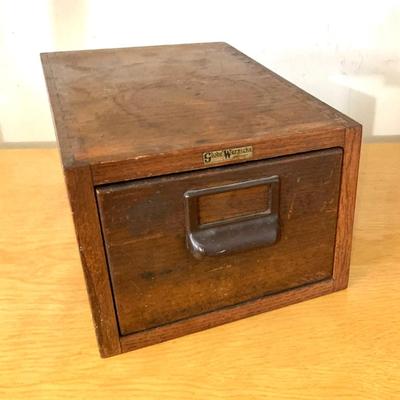 Sale Photo Thumbnail #151: Antique Globe Wernicke 5x8” file
