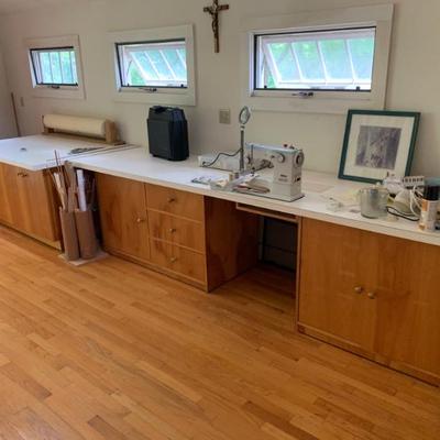 Sale Photo Thumbnail #132: Counter top storage cabinets