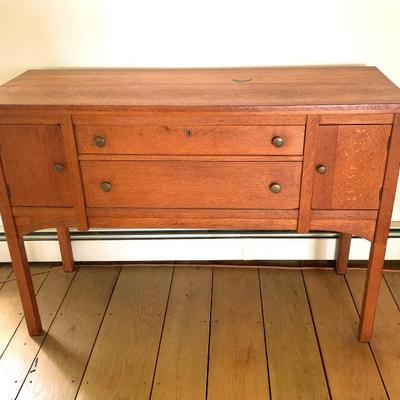 Antique Mission oak sideboard 