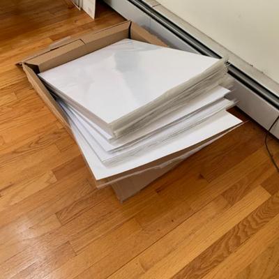 Sale Photo Thumbnail #150: New white mat board
