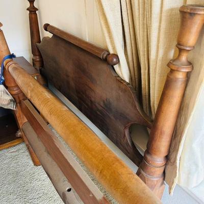Antique Bed Rustic Ranch 