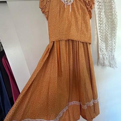 Hand Made Cottage Granny Chic Prairie Skirt and Top