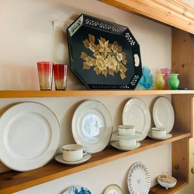 Pine Plate Rack