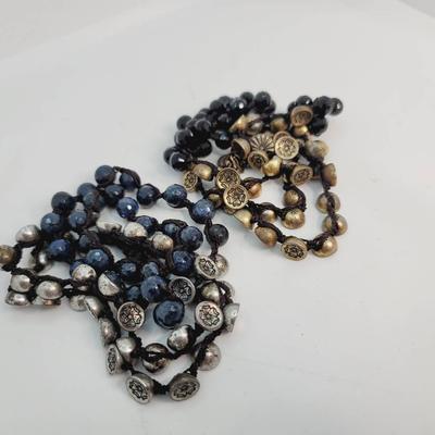 Lucky Brand Necklace Bracelets 2pc Set Gold Silver Tone