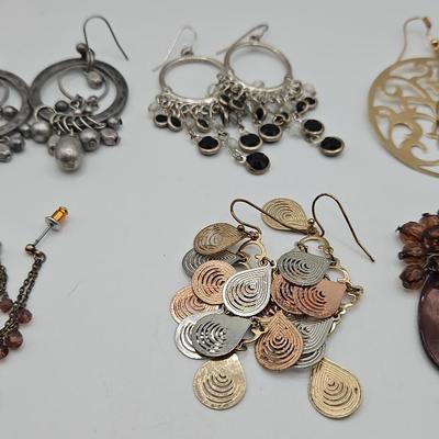 Dangle Earrings Lot Chandelier Boho Festival Statement