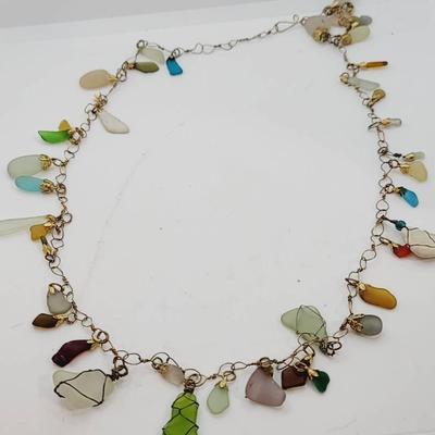 Ocean Treasures Sea Glass Artisan Necklace 