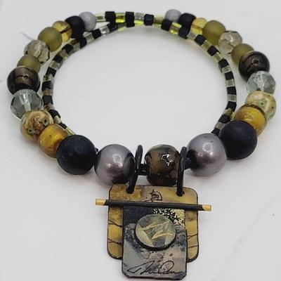 OOAK Signed Suzanne Bellows Artisan Necklace 