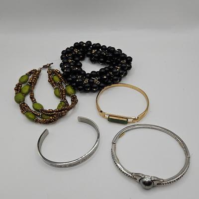 Costume Bracelets Collection Avon Beaded Engraved