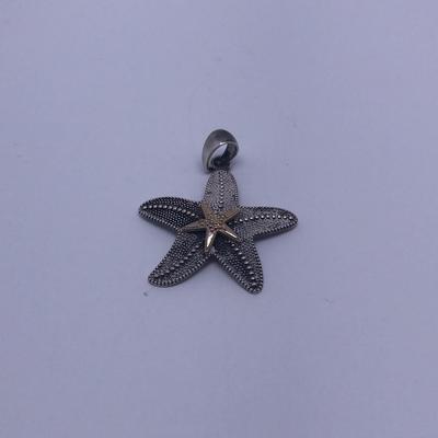 Sterling Silver Starfish Pendant 