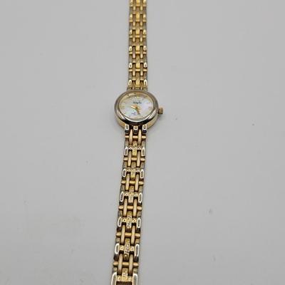 Ladies Gold Tone Vanity Fair Watch Water Resistant