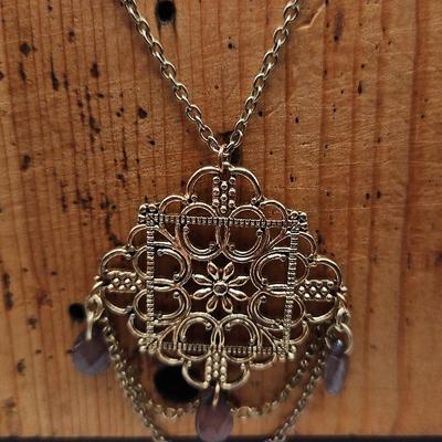 Gold Tone Bib Necklace Vintage Look Necklace Lot